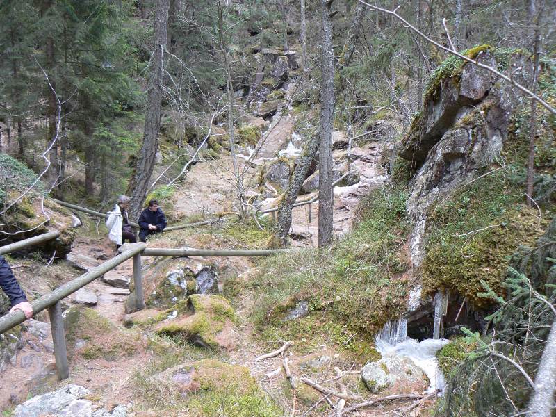 Eislöcher in Eppan